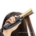 Steam Flat Iron Fold V Styling Comb Copper Electric Hot Comb Factory